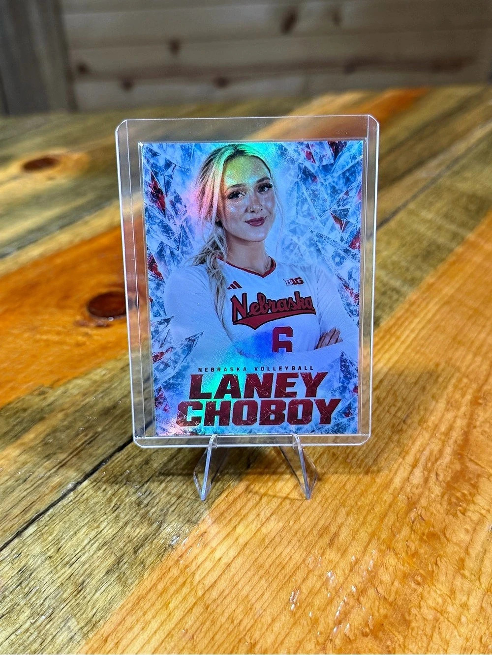 Laney Choboy Nebraska Cornhuskers Volleyball Custom Trading Card